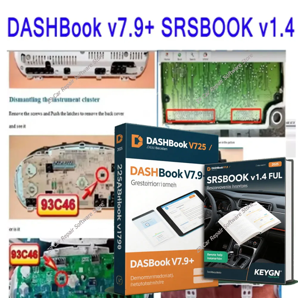 2025 DASHBook v7.9 + SRSBOOK v1.4 Full with Keygen Removal Disassembly Remote help Installation DASH / SRS BOOK great beginner