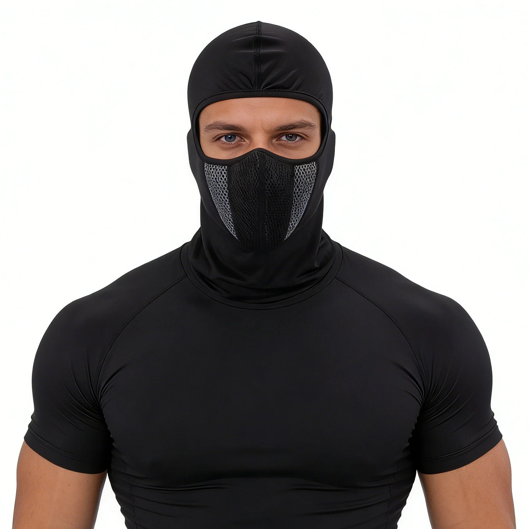 Balaclava Full Face Mask Windproof Motorcycle Ski Neck Hood Helmet Liner Dustproof Face Shield