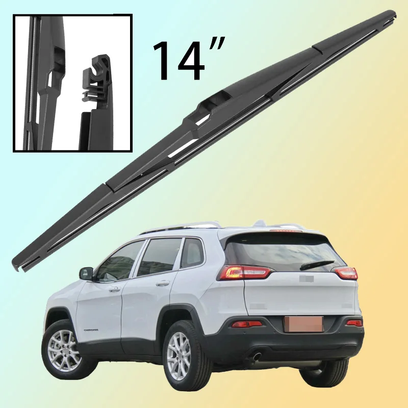 

14-дюймовая щетка омывателя заднего лобового стекла для Jeep Cherokee KL 2014-2023, автомобильные аксессуары