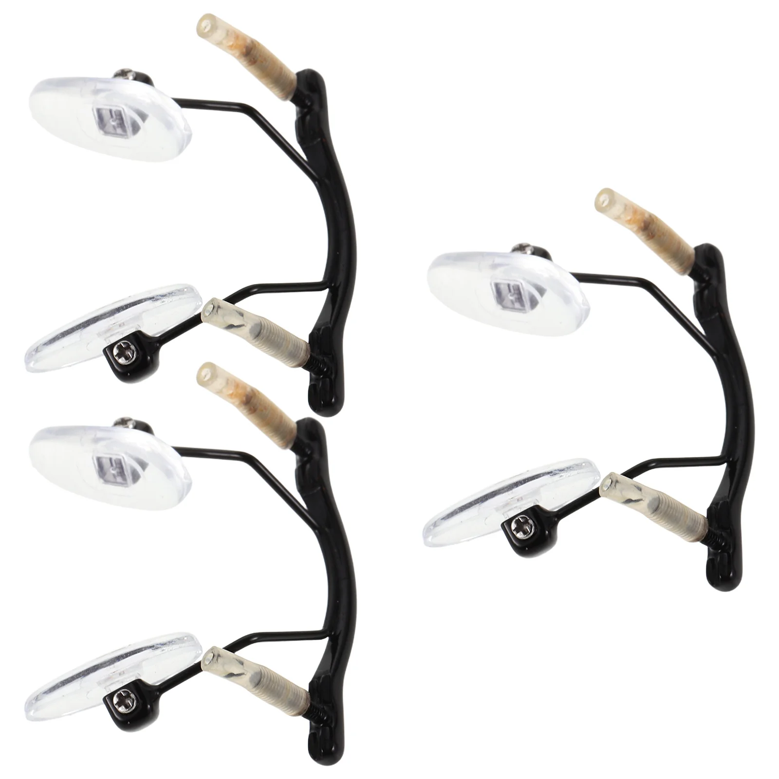 

3Pcs Glasses Nose Bridge Pads Rimless Frame Support Frameless Hanging Style Replacement Parts for Eyewear Stability