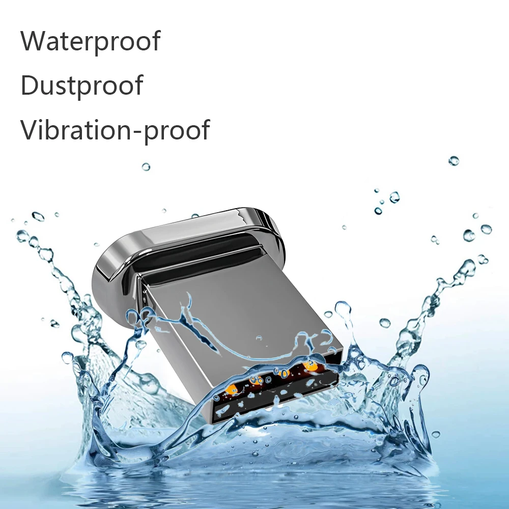 محرك فلاش USB صغير للغاية مقاوم للماء بندريف 128 جيجابايت 64 جيجابايت 32 جيجابايت 16 جيجابايت 8 جيجابايت 4 جيجابايت القدرة الحقيقية ذاكرة USB عصا الإبهام