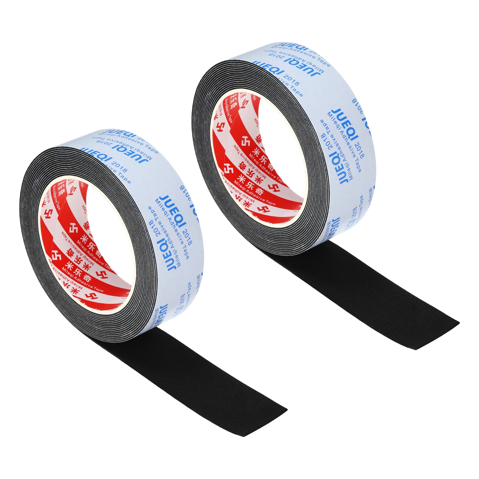 

2pcs EVA Single Sided Foam Tape Black Adhesive Sealing Strip Foam Pad Sponge Tape Window Door sound-absorbing Sealing Tape