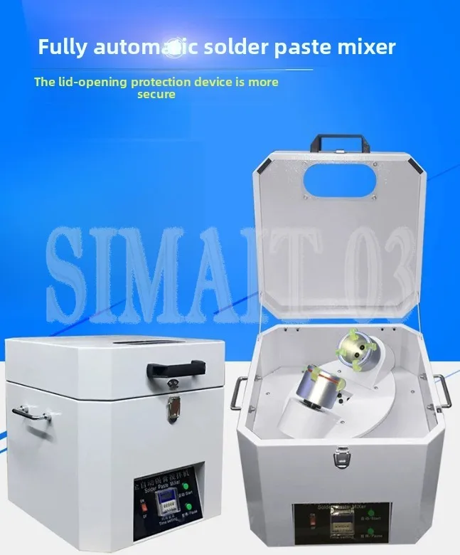 Automatic Solder Paste Mixer, Adjustable Speed Non-Standard Mixer, Industrial Solder Paste Blending Machine for SMT Production