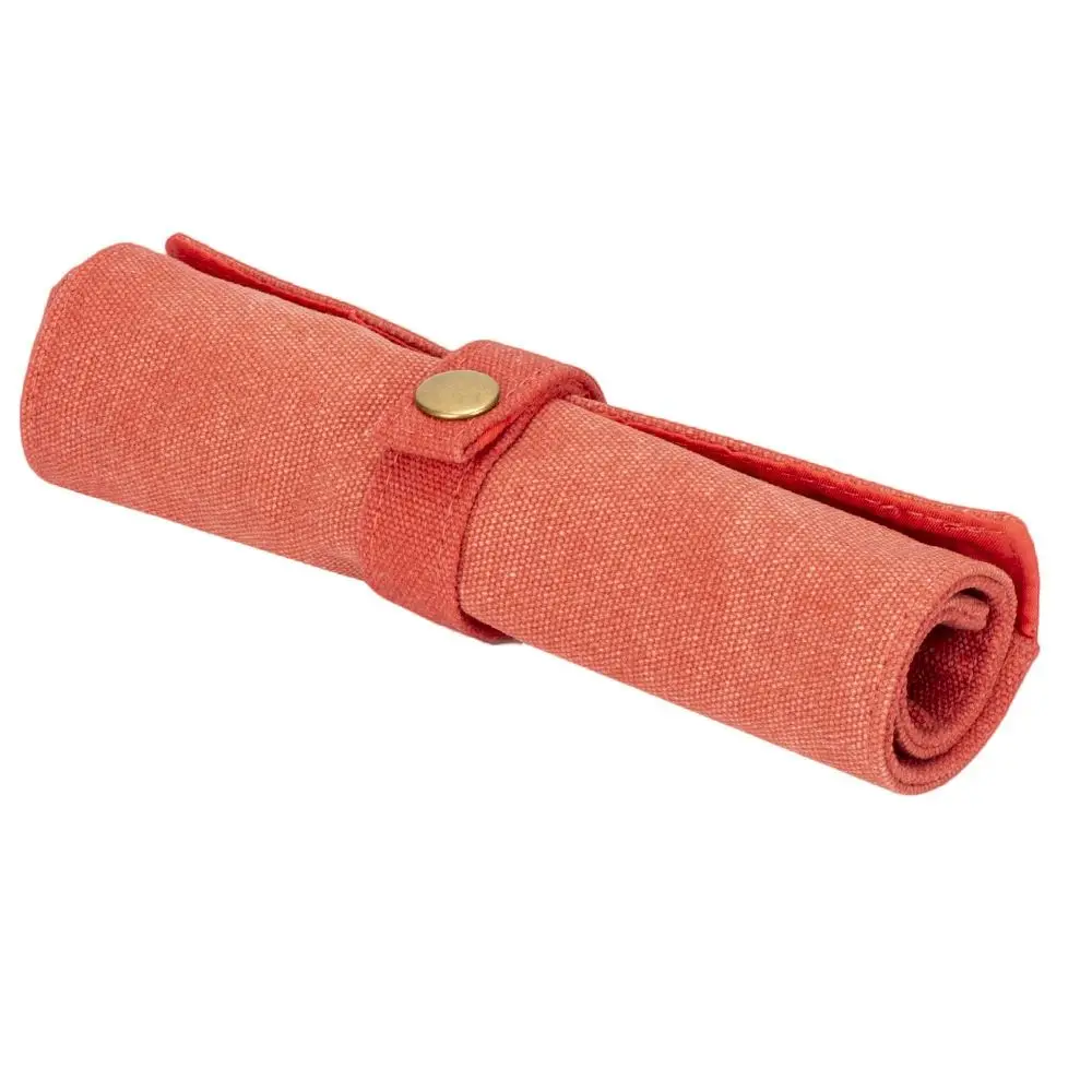 

Strap Organizer Watch Band Holder Canvas 5 Slot Necklace Storage Bag Watch Roll Case Watch Strap Storage Bag Watch Roll Bag