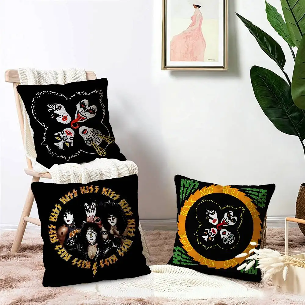 K-KissS Rock Band pillow cover sofa cushion cover home room decoration children gift