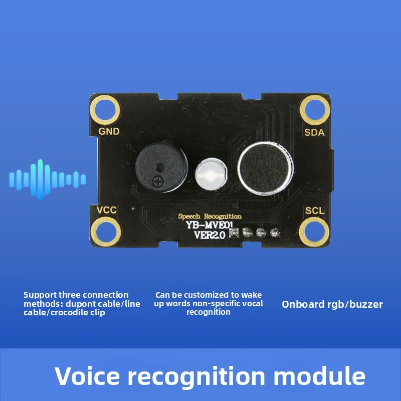 

LD3320 Voice Recognition Module Voice Control AI Intelligent Sound Sensor Development Board