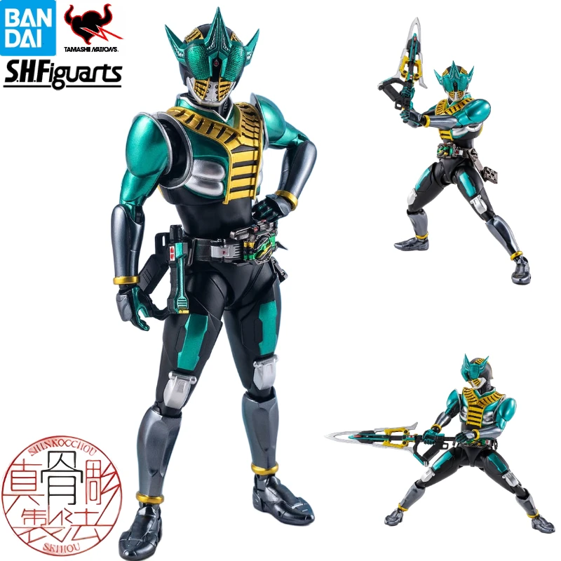 In Stock 100% Original BANDAI S.H.Figuarts Masked Rider Zeronos Altair Form SHF  Tokusatsu Anime Action Figure Gifts for Kids