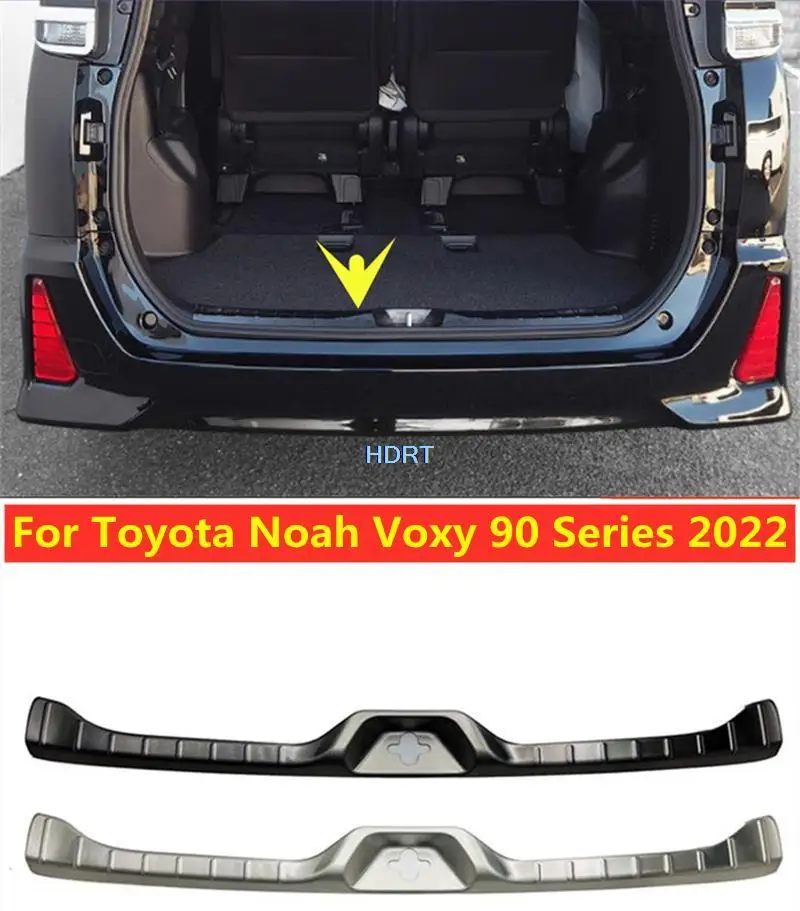 

For Toyota Noah Voxy 90 Series 2022 Car Stainless steel rear bumper protection window sill outside trunks decorative plate pedal