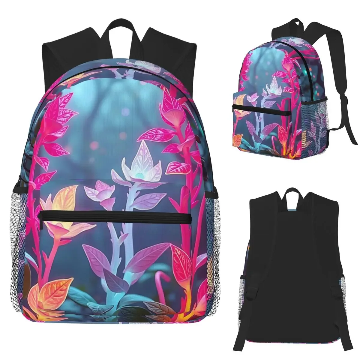 

Сказочные неоновые растения, студенческий рюкзак, школьная сумка, походный дорожный рюкзак для мужчин и женщин, сумки на плечо