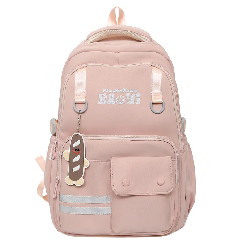 

Новый повседневный нейлоновый рюкзак 2025 года — трендовый стиль, большая вместимость для средней школы, студентов, кампусов и путешествий, прочный и легкий вес