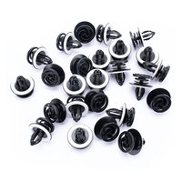 10Pcs Plastics Clips Interior Door Card Fastener Clips Trim Panel Mounting Auto Car Accessories Styling for Audi A3 8P A4 B6 B7