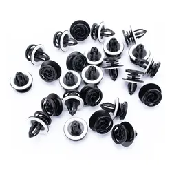 10Pcs Plastics Clips Interior Door Card Fastener Clips Trim Panel Mounting Auto Car Accessories Styling for Audi A3 8P A4 B6 B7