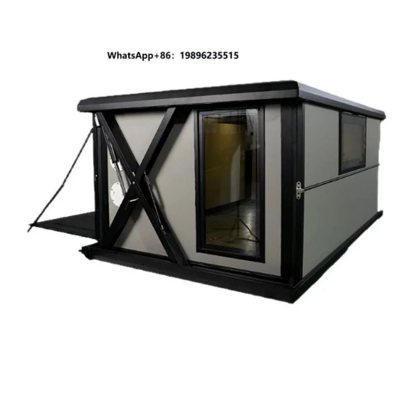 Easy Installation 4x4 Large 4 Person Hardtop Aluminium Carbon Fiber Car Rooftop Tent With Skylight Roof Top Tent Hard Shell