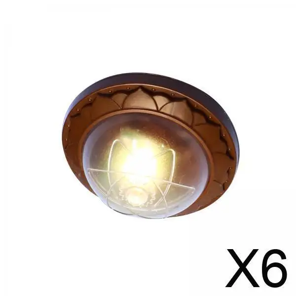 

Миниатюрный кукольный домик, модель столба лампы, прочный ПП, уличный сценический светильник для DIY, мебель для кукольного дома, игровой набор