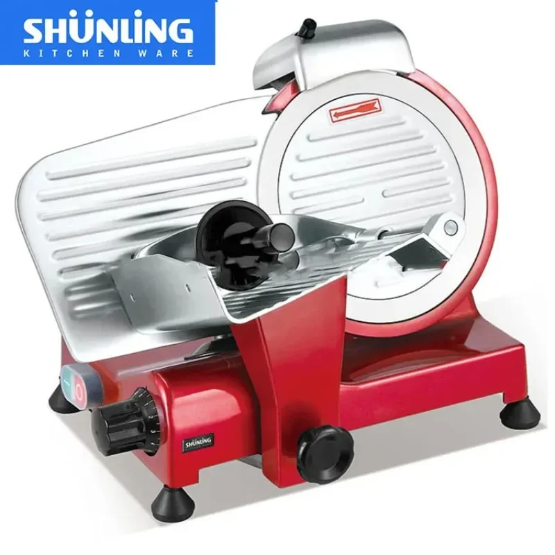 

Shunling 195es-6 Inch Red Semi-automatic Electric Meat Slicer Meat Processing