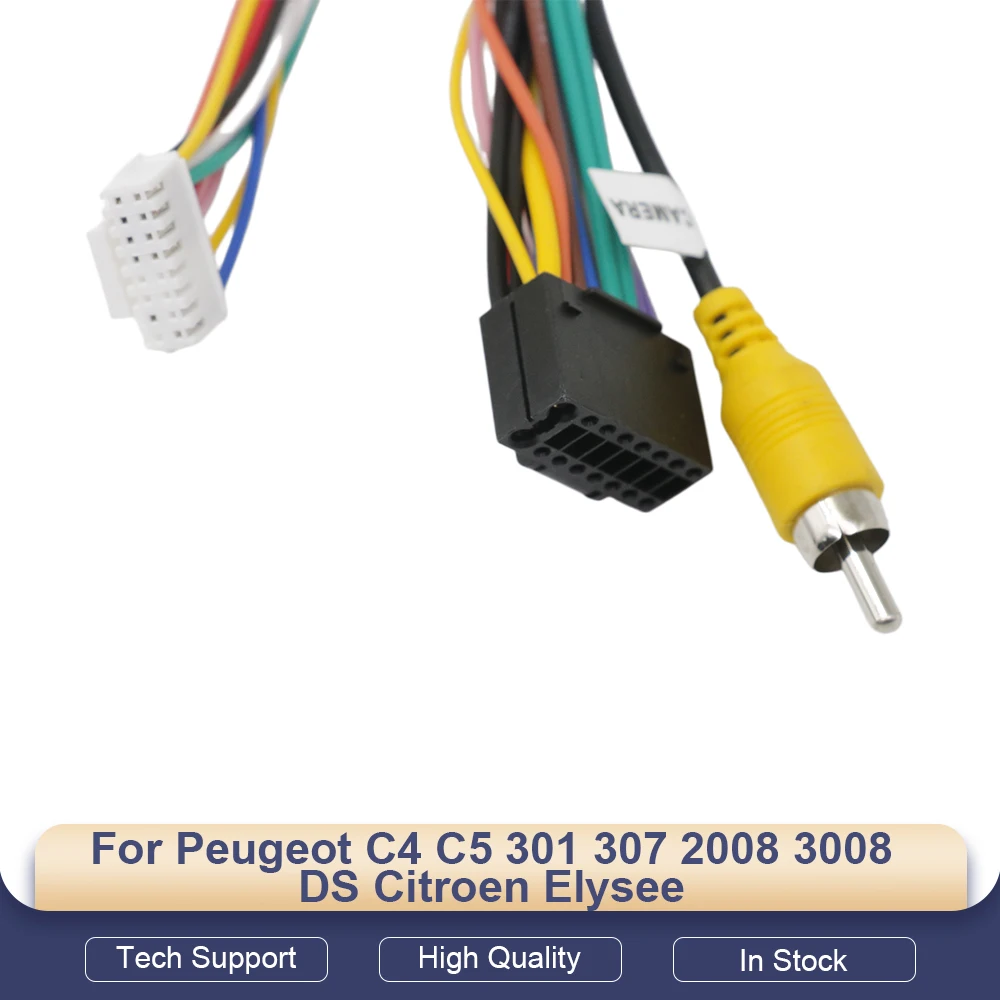 Hiworld Car Wiring Harness Adapter Canbus Box Decoder PAF1.21 for Peugeot C4 C5 301 307 2008 3008 DS Citroen Elysee - Automotive