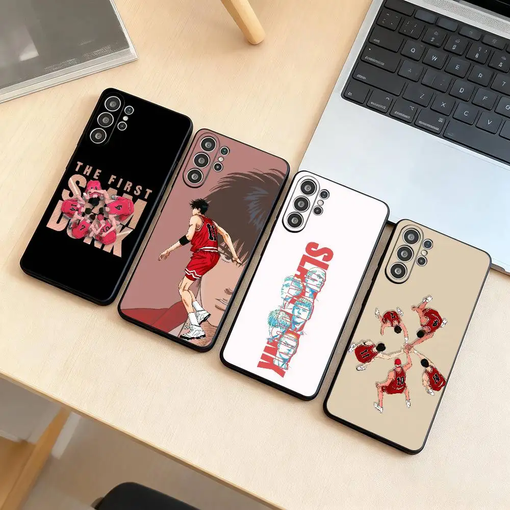S-Slam Dunk Sakuragi  Phone Case For Samsung S25,S24,S21,S22,S23,S30,Ultra,S20,Plus,Fe,Lite,Note,10,Black Cover Gift