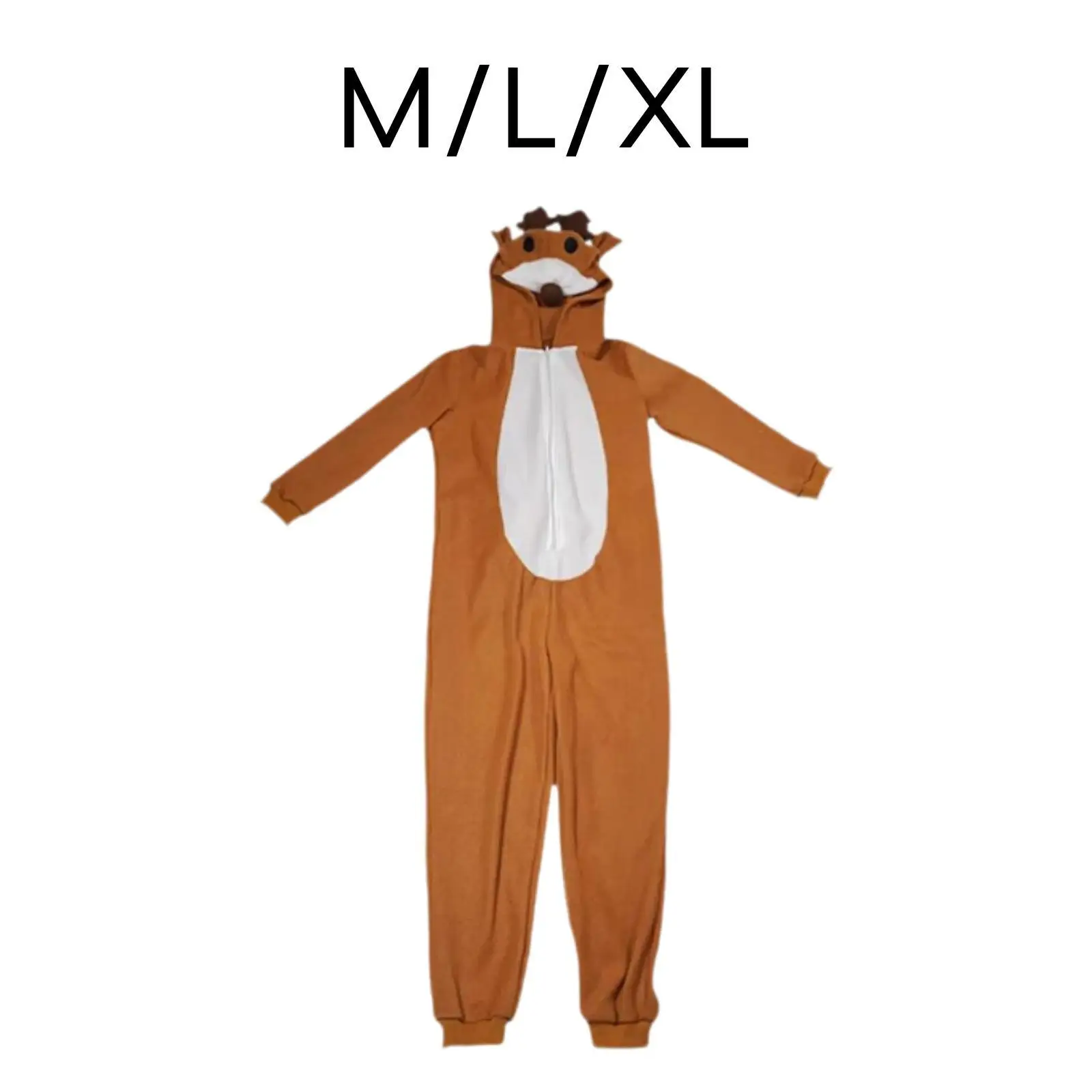 Christmas Elk Costume Soft Novelty Decorative Pajamas for Celebrations Stage Show Party Favors Supplies Carnivals Birthday Gift