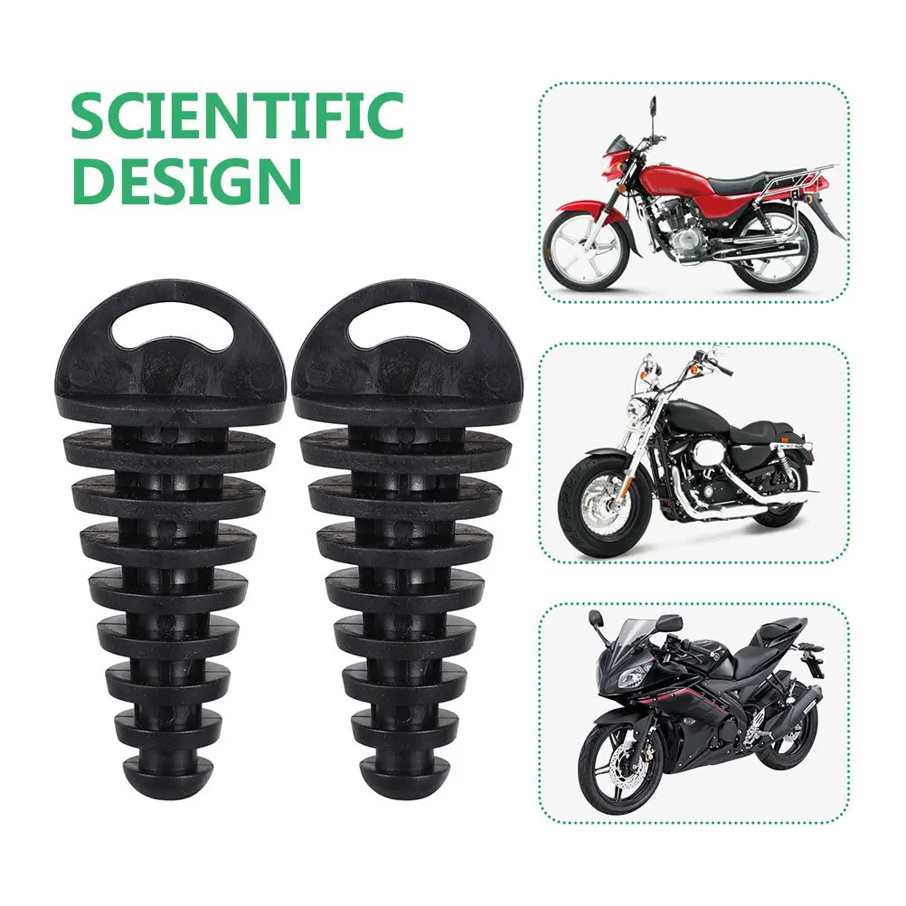 

8 шт., пробка для мытья глушителя выхлопной трубы мотоцикла, прочная водонепроницаемая пробка для выхлопной трубы, пробка для выпуска воздуха