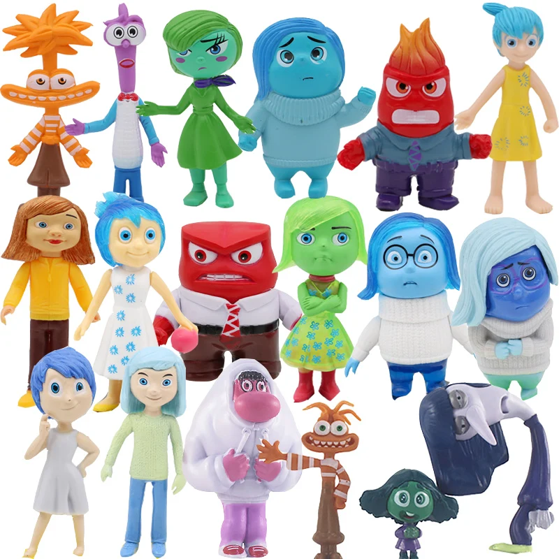Ennui Envy Anger Characters Doll Model Toy para niños, Inside Out 2, figurita de acción, deslustre, Fear, Joy, nuevo, regalo para niños