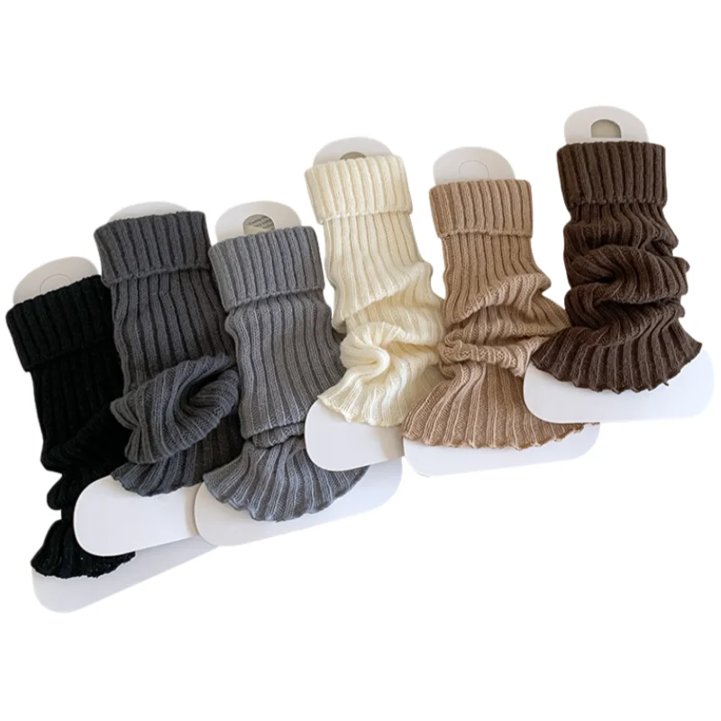 

Sock Sleeves Stacked Socks Autumn And Winter Styles Mid Length Socks Slimming Calf Socks Y2K Snow Boots Winter Thick Leg Covers