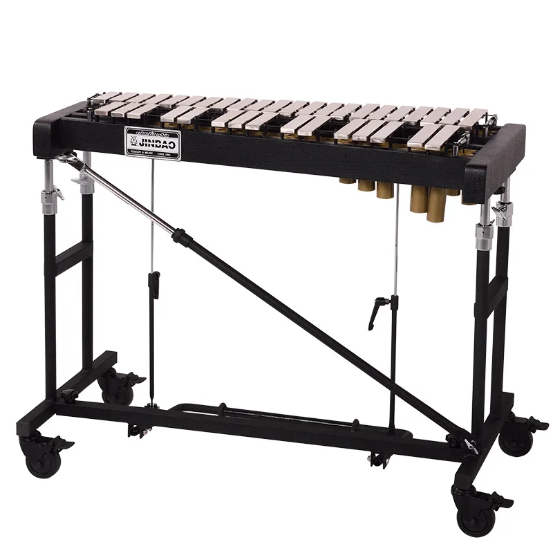 Steel Xylophone 41/37 Notes, Octave  Percussion Instrument, Steel Plate Glockenspiel for Music Performance