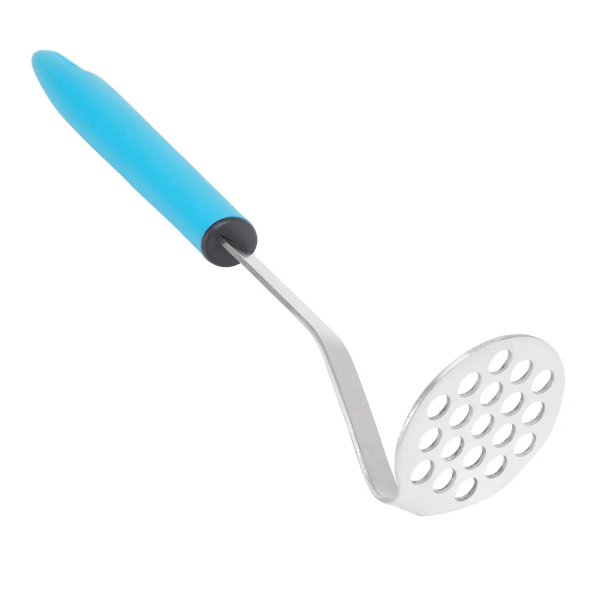 

1Pcs Stainless Steel Potato Ricer Handheld Silicone Handle Heat Resistant Anti-Scald Potato Presser Masher for Home