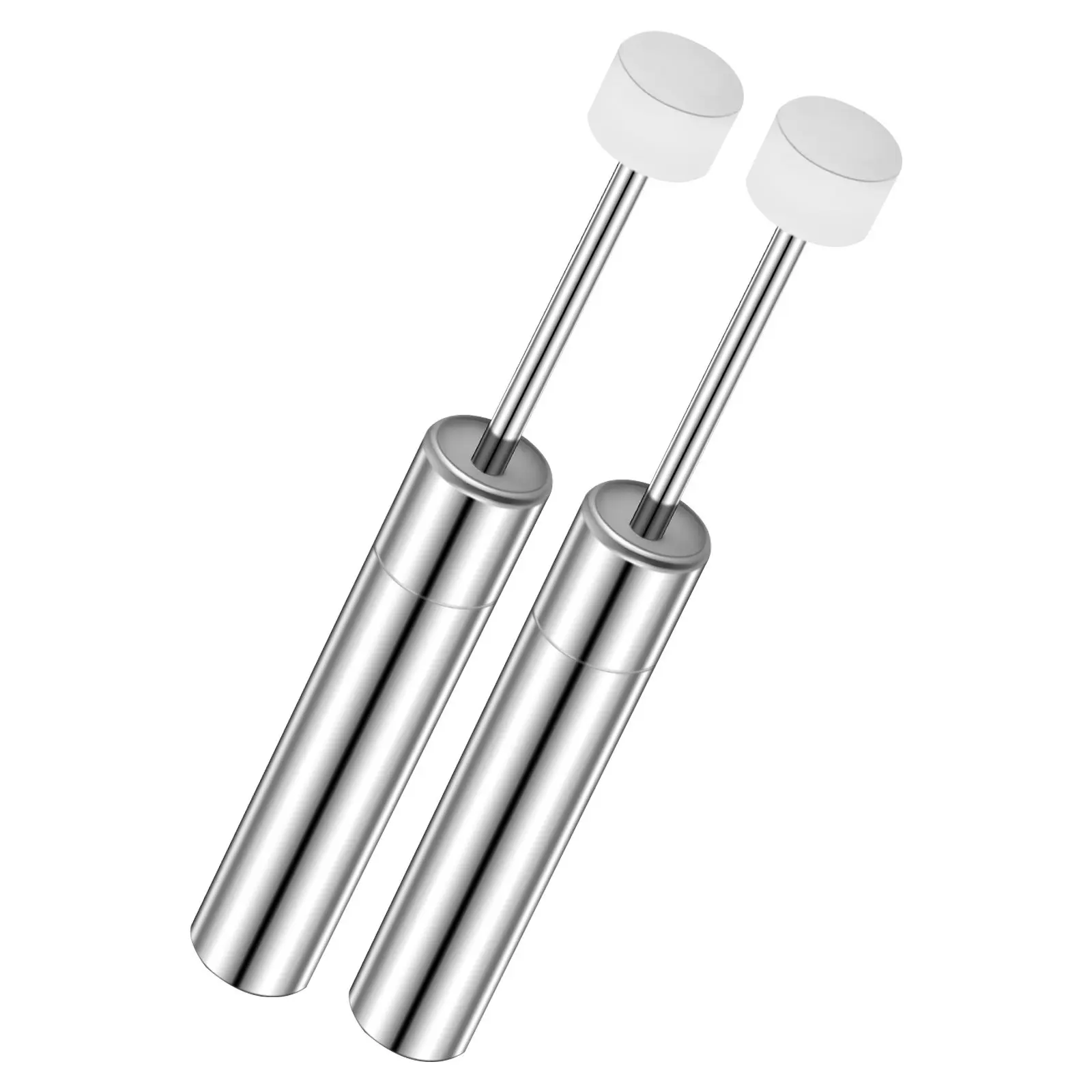 2Pcs Soft Close Damper Set for Garbage Can Lids Precision Hydraulic Piston Quiet Slow Closing Replacement Parts Kitchen