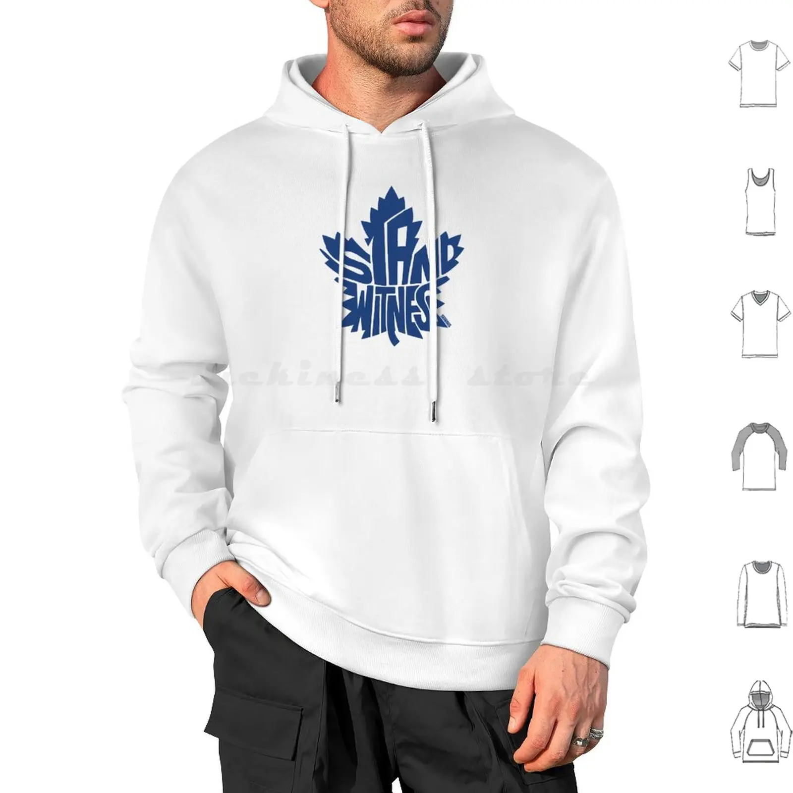 Stand Witness Blue Hoodies Long Sleeve Hockey Ontario Six 6Ix Blue Jays Raptors Ice Skate Yyz Logo Icon Canada