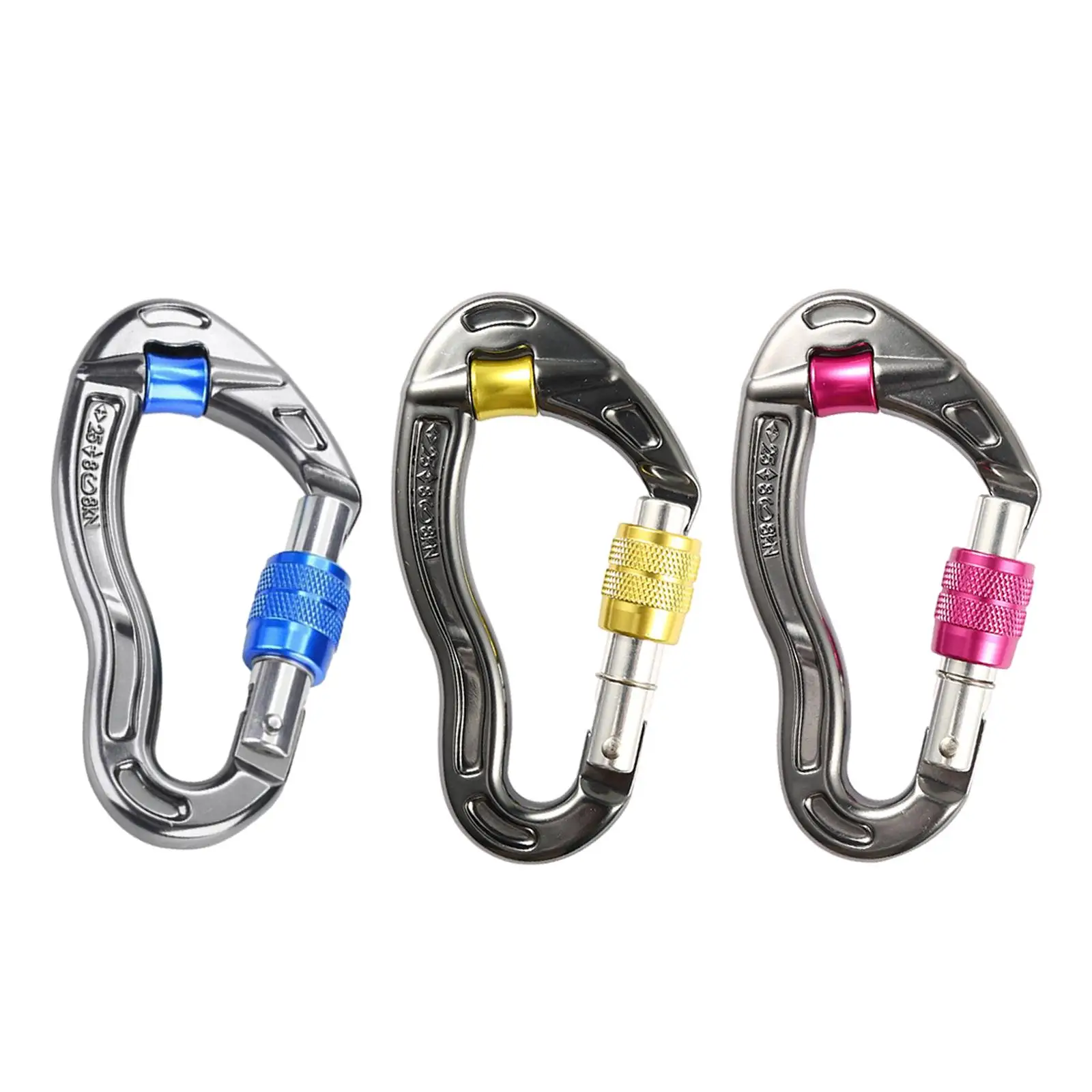 Rock Climbing Carabiner Lockable Carabiner Clip Gear Large Mountain Climbing