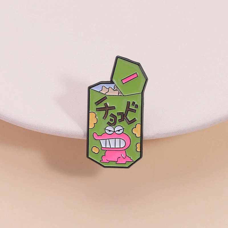 Funny Daily Comics Enamel Pin Anger Crocodile Family Comedy Anime Character Brooch Lapel Badge Jewelry Gift For Fans Friend