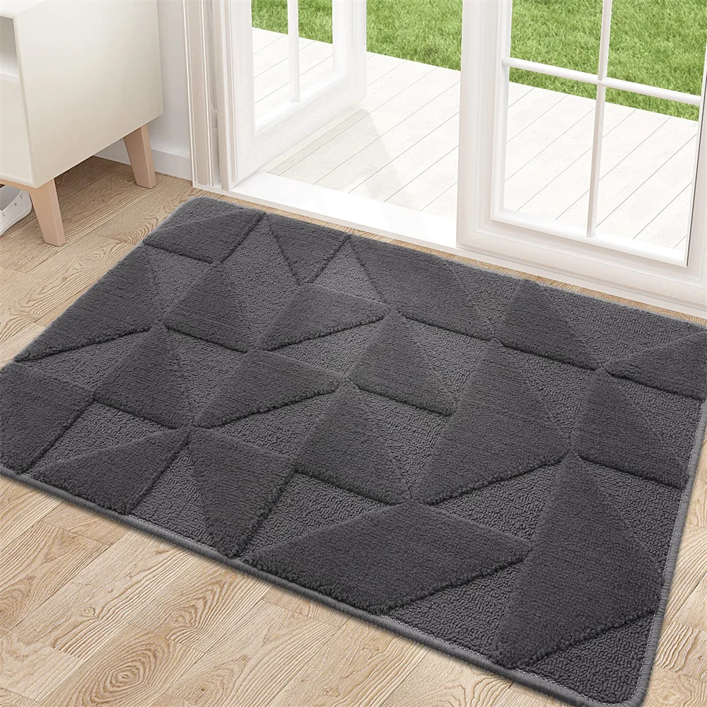 Olanly Entrance Door Mat Kitchen For Floor Mats Outdoor Rug Non-slip Foot Mat Home Decoration Carpet Living Room Bathroom Rug