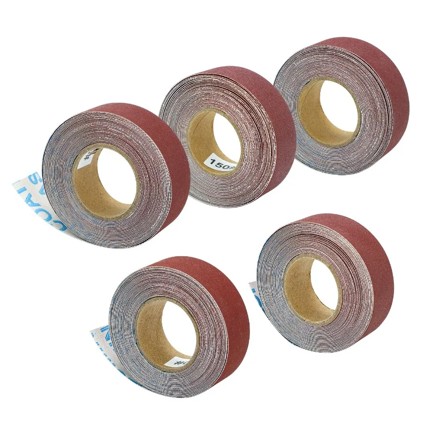 

SCOTTCHEN Абразивные шлифовальные рулоны с зернистостью 1 x 20 футов x 5 Рулоны абразивной наждачной бумаги для отделки и шлифования Разнообразие абразивной бумаги