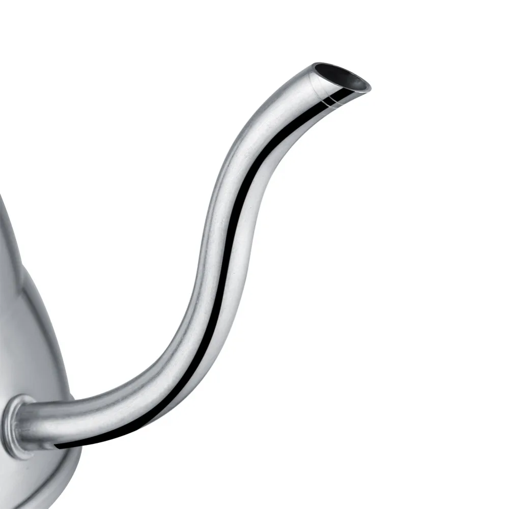 

Stainless Steel Hand Drip Pot 1L Capacity Long Mouth Gooseneck Kettle Ergonomic Handle Gooseneck Shaped Stainless Steel Kettle