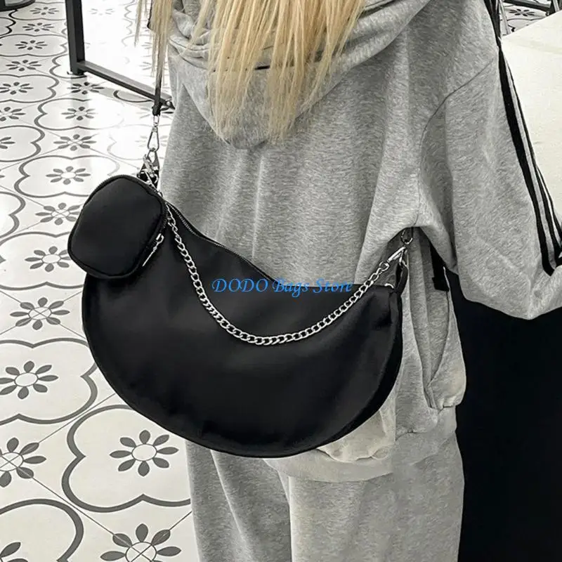 Túi Nylon Thời Trang Cho Nữ Không Gian Rộng Rãi Túi Đeo Vai Túi Đựng Tiền Mặt Satchel Thích Hợp Cho Mua Sắm Và Du Lịch