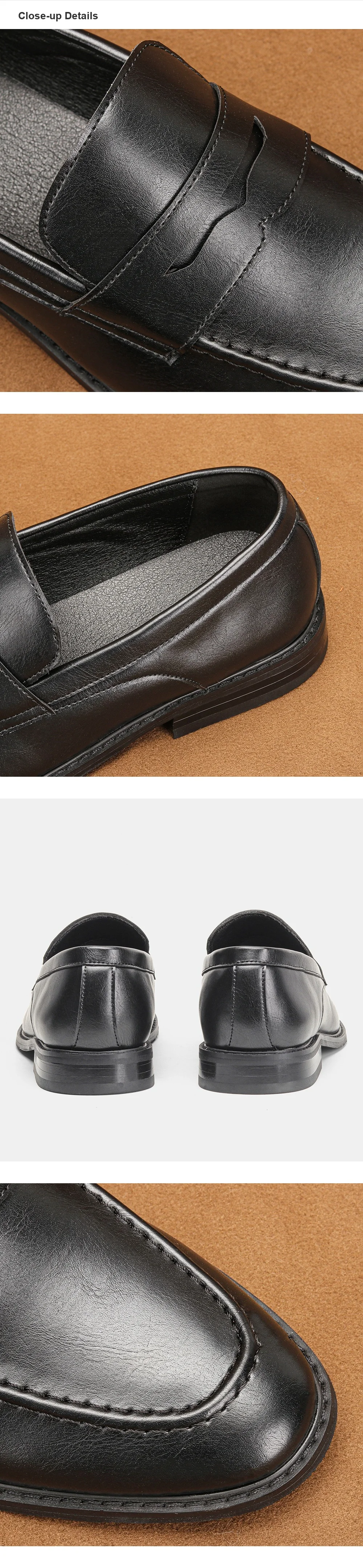 Herren-Loafer Modische Atmungsaktive Sommer-Komfortschuhe für Männer – Detail 3