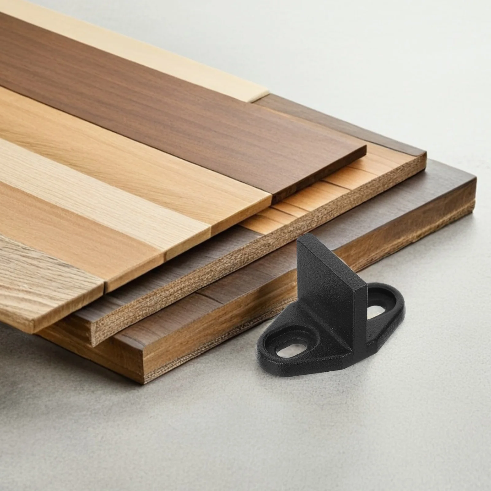 

4 Pcs Barn Door Rail Guide Kits Sliding Floor Track Bottom Hardware