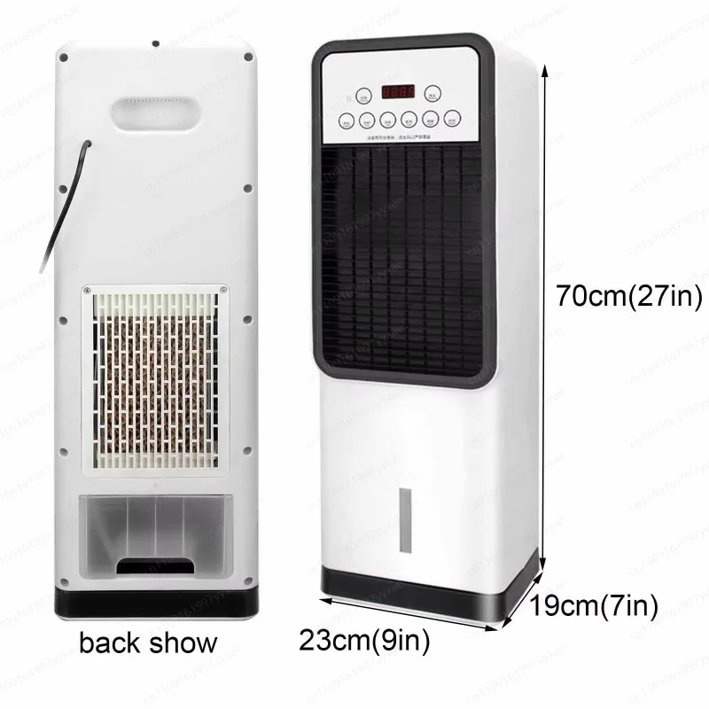 Battery‑Powered Portable Water‑Cooled Air Conditioner & Heater Space Cooling Heating Unit For Home Bedroom Bathroom