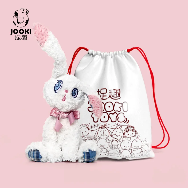 Jouet en peluche lapin de noël mignon, poupées d'animaux en peluche douces pour petite amie, cadeau d'anniversaire, décoration de la maison, jouet pour enfants, oreiller lapin