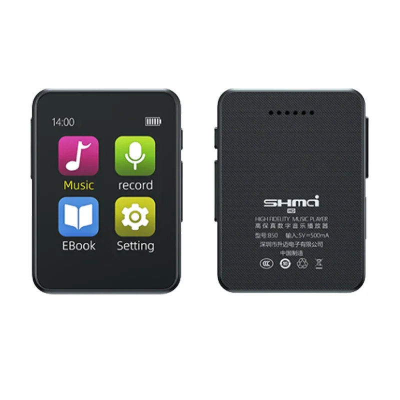 Hot Products Square E-Book Mp3 Player Portable Mini Sports Music Mp3 Player record