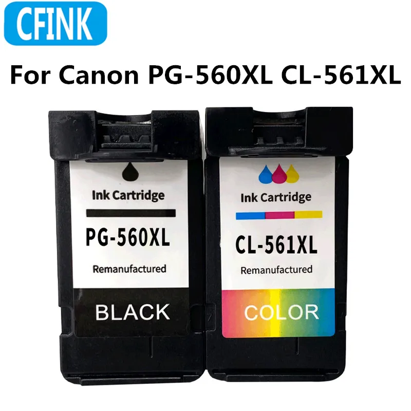 PG560XL CL561XL cartucho de tinta compatibles Canon PG-560XL CL-561XL For Canon PIXMA TS5350/5351/5352/5353 Printer