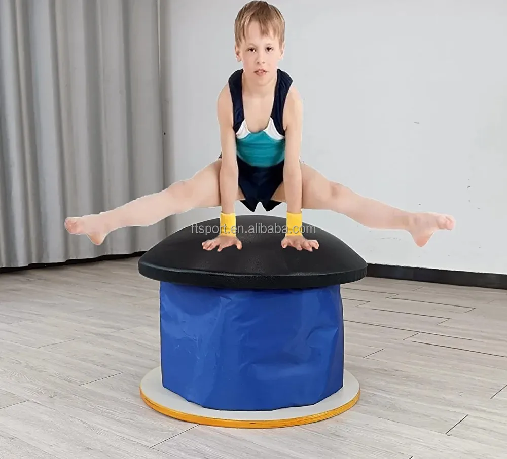 Professional Steel Height-Adjustable Mushroom Gymnastics Trainer Equipment