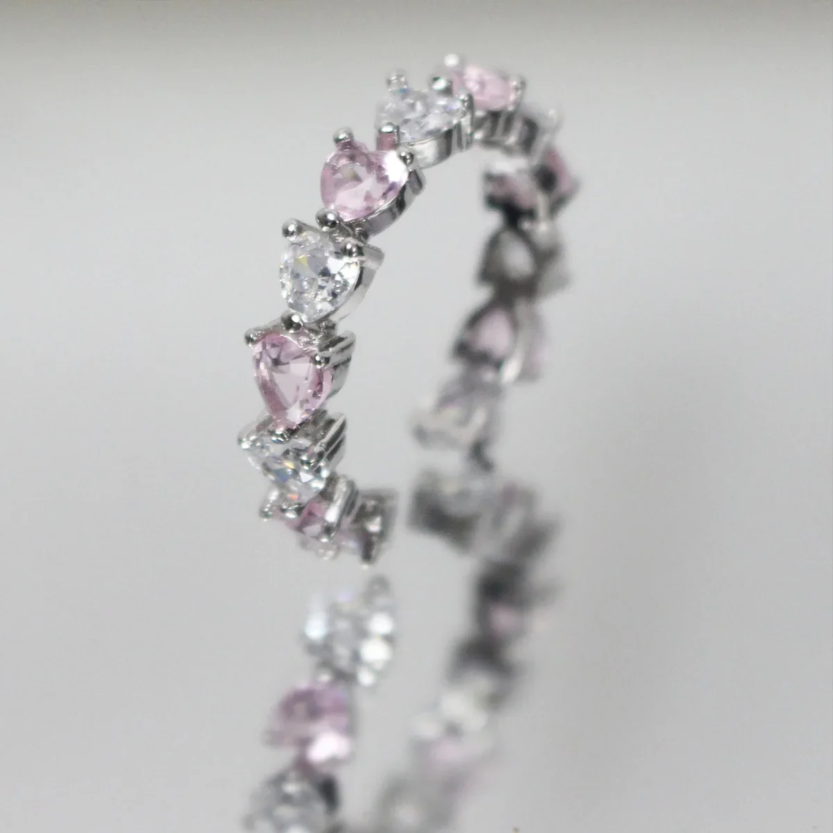 

MDLFES Mo!San Diamond Style Браслет «Любовь» из натуральных бриллиантов в нишевом дизайне для простого браслета с блестками и бриллиантами