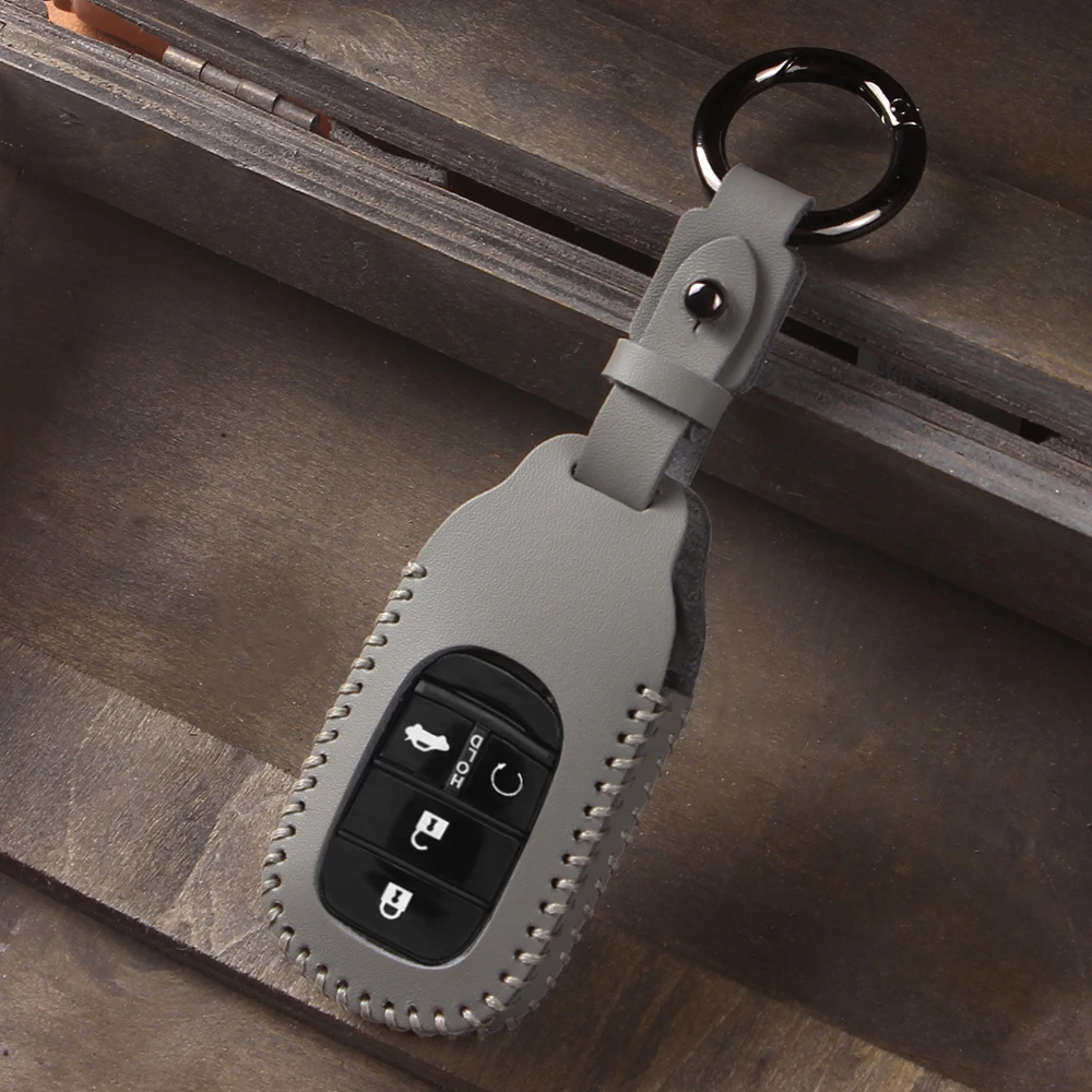 

Car Key Case Cover Shell For Honda Civic Accord HR-V CR-V CRV 2022 2023 Protected Shell Fob Bag Keychain