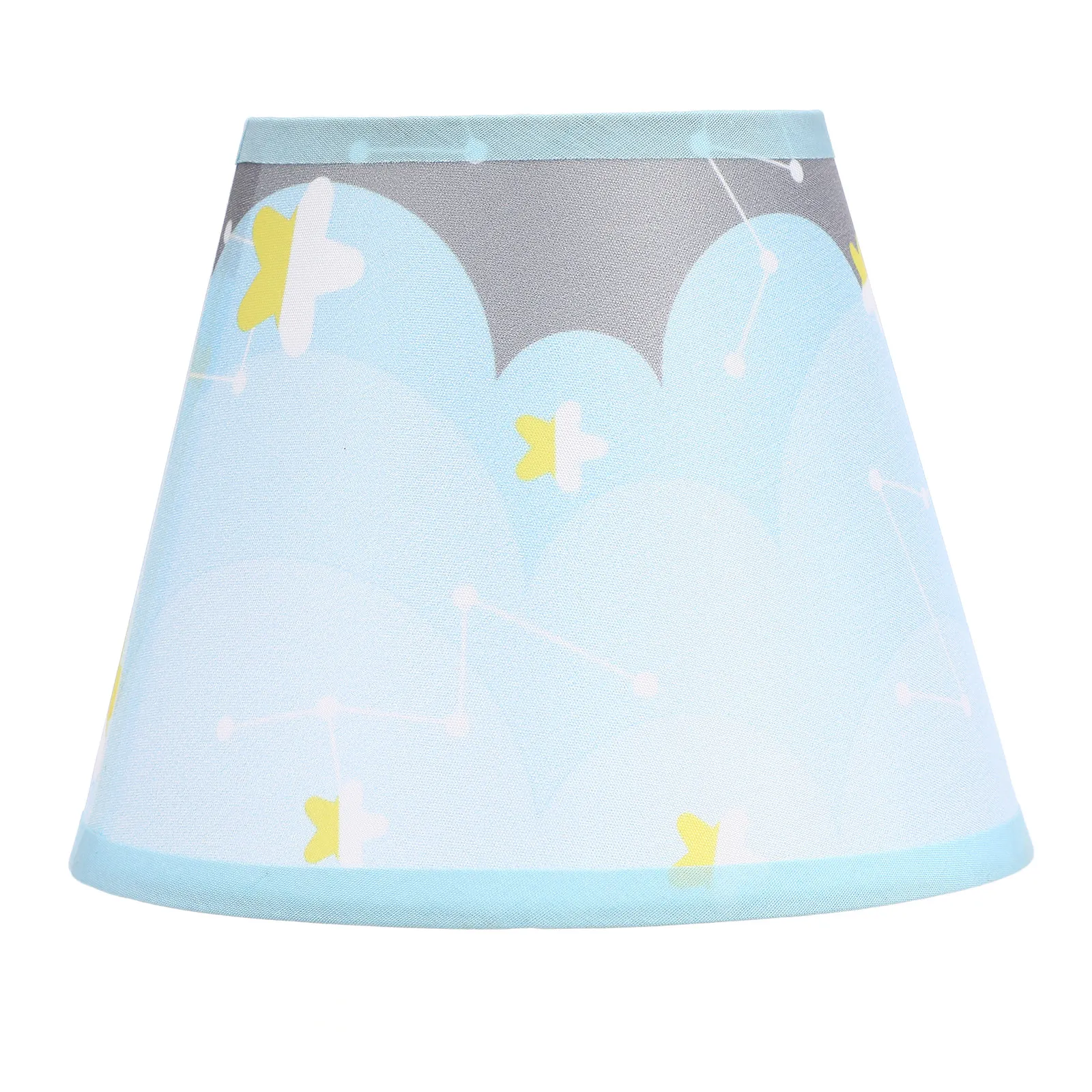 Clip on Fabric Lamp Shade for Table Lamps Small Elegant Embroidered Lampshade Vintage Style Replacement Lamp Shades Medium Size