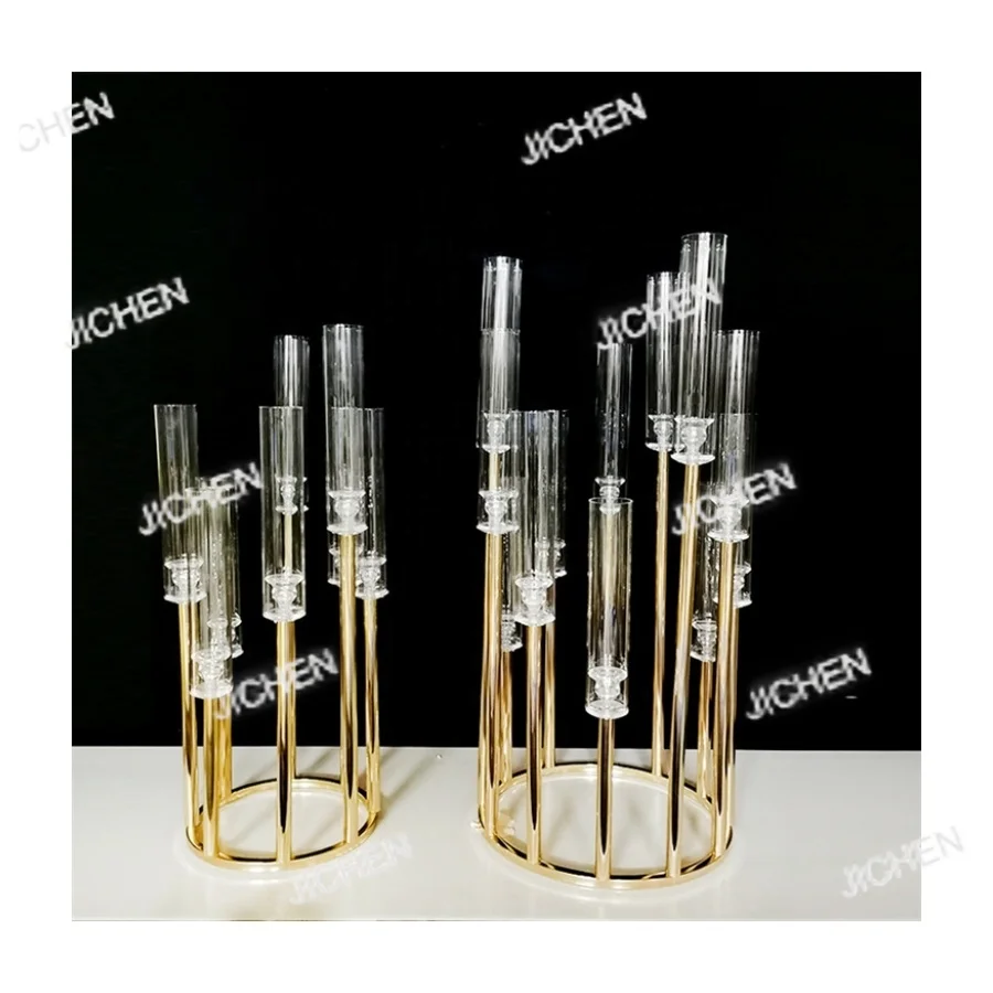 

Wedding Transparent Acrylic Candle Holder Crystal Lantern and Party Wedding Decoration Candle Jar