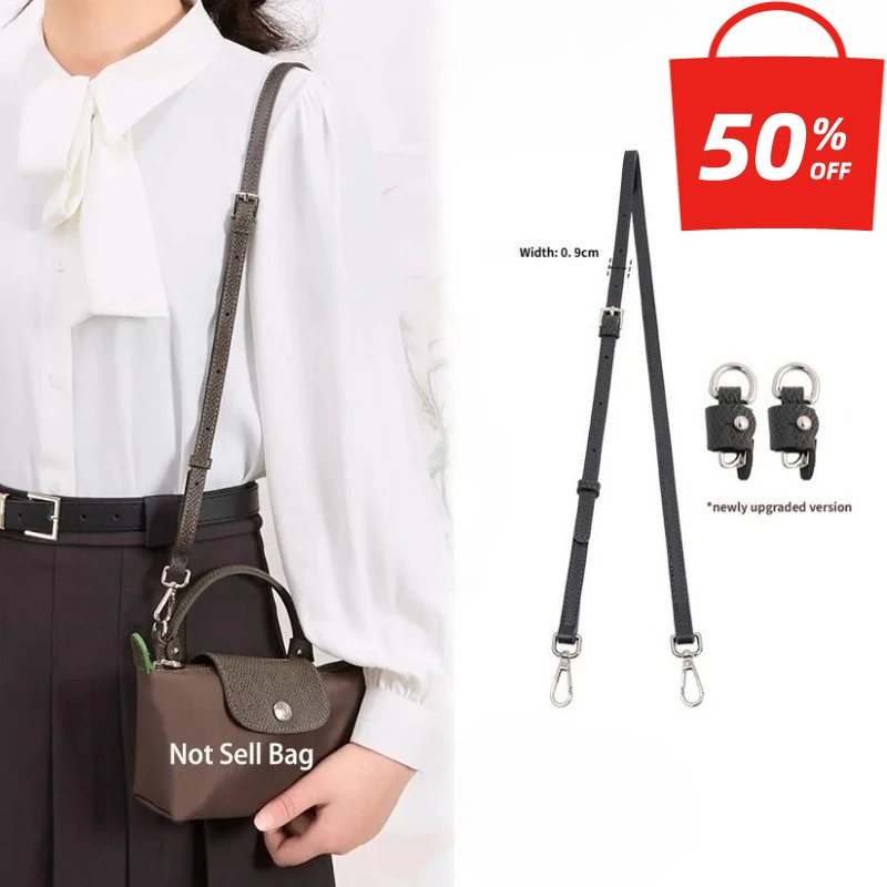 1 Set Tracolla per borsa per LONGCHAMP Mini Tracolla senza punzonatura Accessori per borsa Tracolla in pelle Set Trasformazione a tracolla