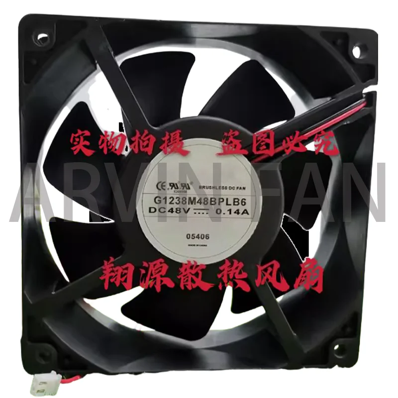 

G1238M48BPLB6 12CM 12038 48 В 0,14 А 3-проводной инверторный вентилятор для шкафа