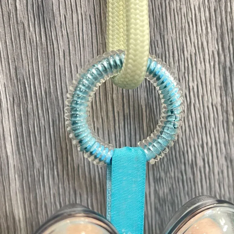 Anti-loss Buckle Protective Ring for Labubu Reusable Clear Silicone Rope Doll Keychain Protection Rings Winding Fixed Accessory