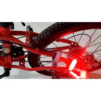 Tiy For LED Bright Bicycle Taillights Safety Warning Helmet Lights Bike Rear Tail Light USB Rechargeable White Red Cycling Acces